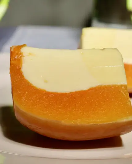 Pumpkin Flan in a Pumpkin