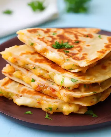 Cheesy Potato Quesadillas