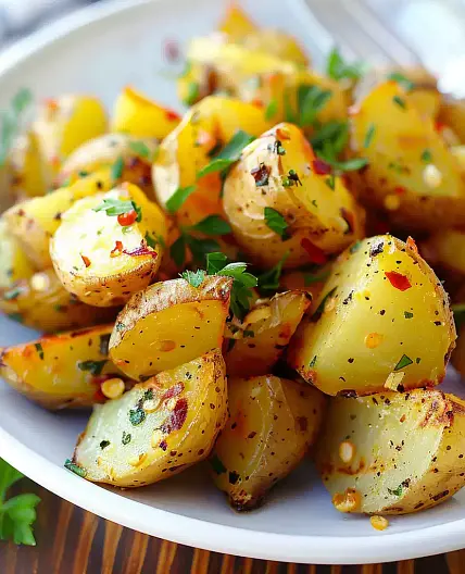 Garlic Chilli Potatoes