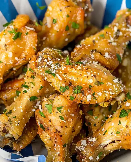 Garlic Parmesan Chicken Wings