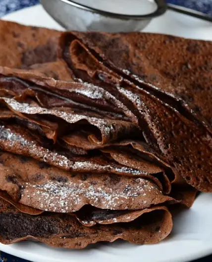Crêpes au cacao