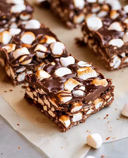 Chocolate Marshmallow Bars
