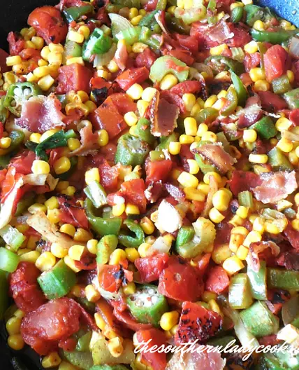 Cajun Corn and Okra