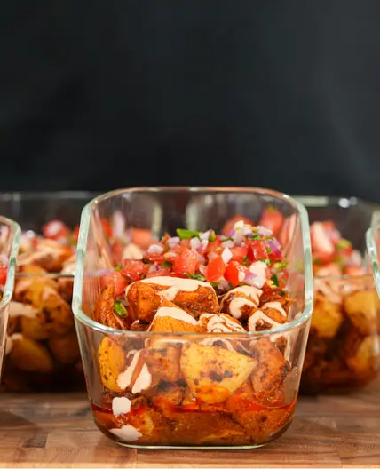 Chicken Potato Bowls Meal Prep