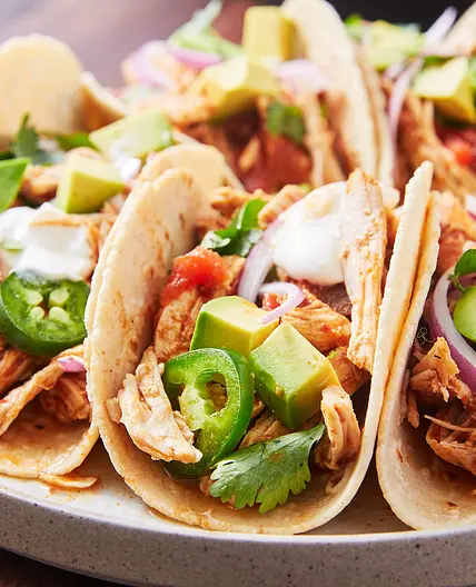 Instant Pot Spicy Chicken Tacos