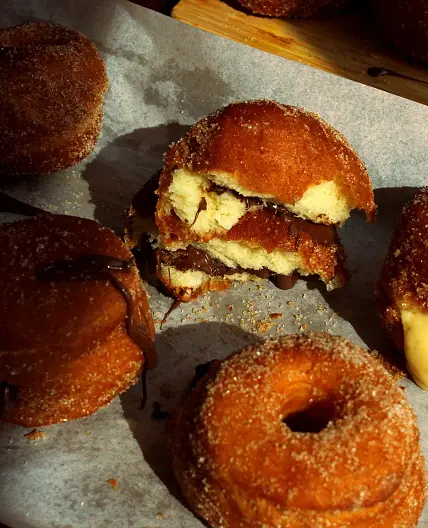 Homemade Brioche Doughnuts
