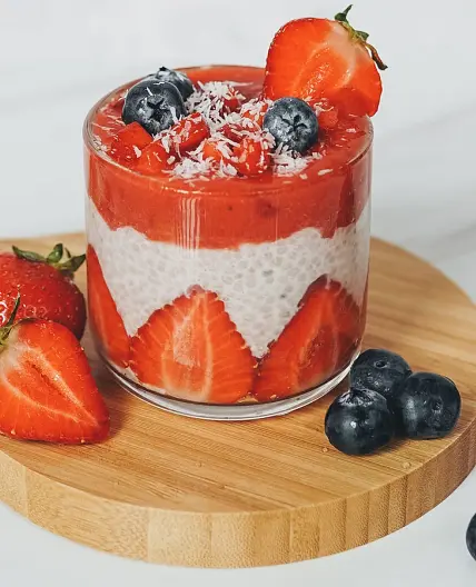 Strawberry Chia Pudding