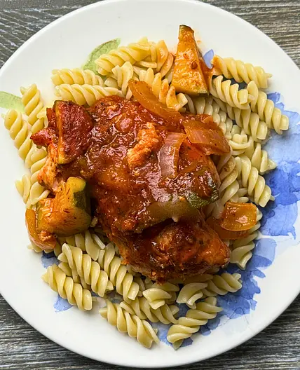 Easy Crock Pot Chicken Cacciatore