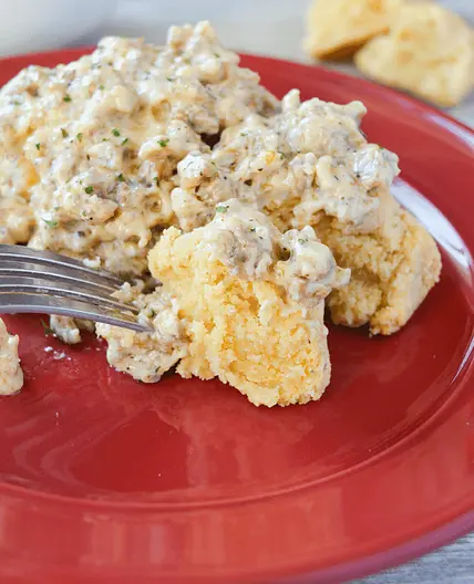 Easy Keto Biscuits and Gravy