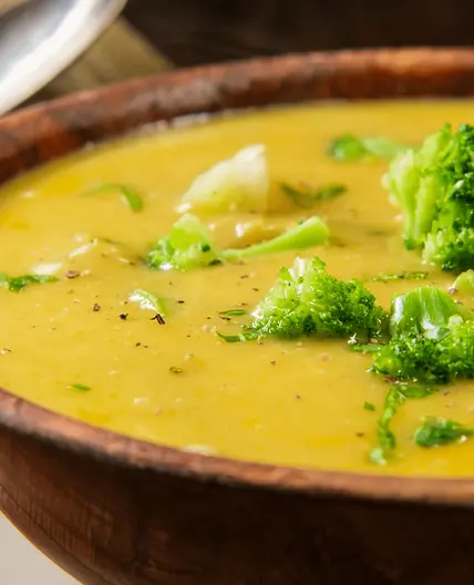 Broccoli Cheddar Soup - Homemade Gluten Free Soup