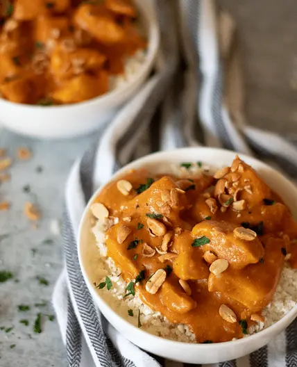 Thai Peanut Curry with Chicken | Keto
