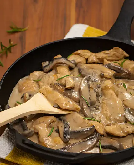 Recette stroganoff de poulet