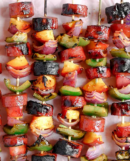 Kielbasa Kebabs