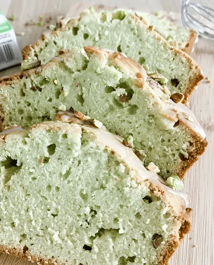 Pistachio Pudding Bread
