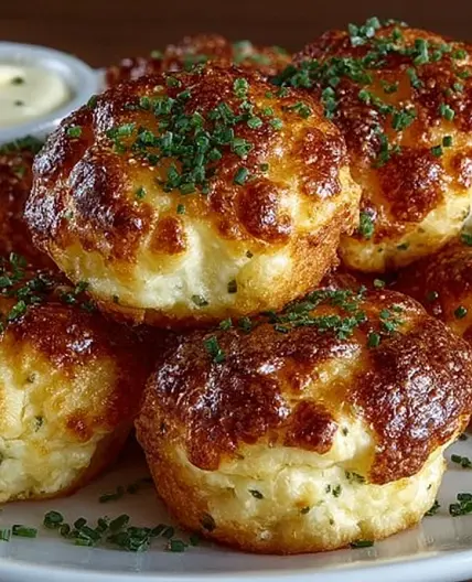 Mashed Potato Cheese Puffs