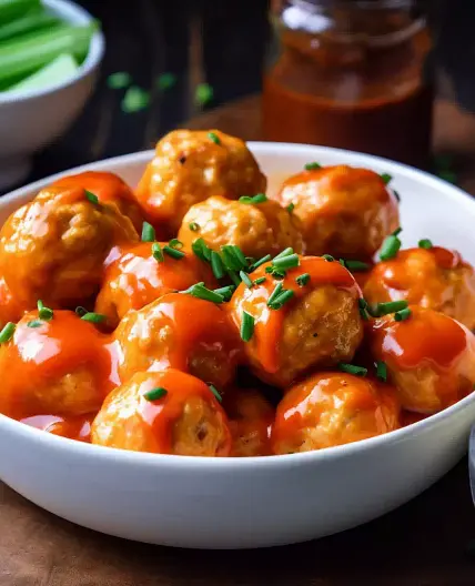 Buffalo Chicken Meatballs