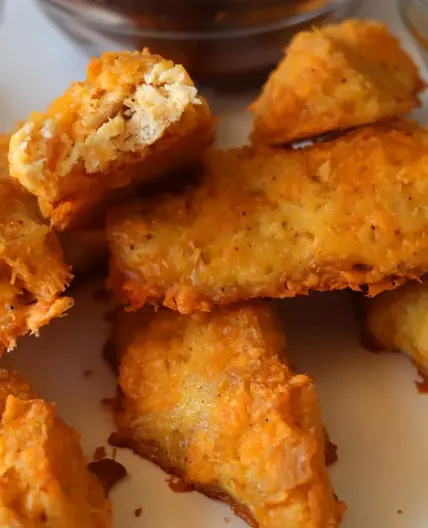 Homemade Chicken Fingers with Canned Chicken