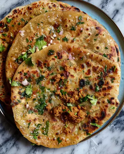 Chicken Keema Paratha
