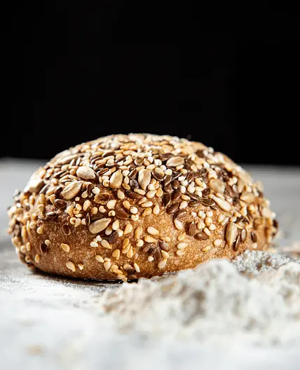 Vollkornbrötchen mit Übernachtgare