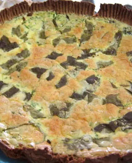 Quiche à l'oseille sans gluten