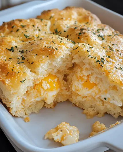 Cheddar Bay Biscuit Egg Breakfast Casserole