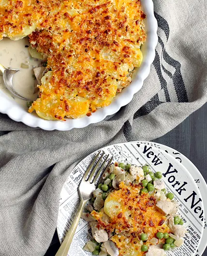 Rustic Potato-Topped Chicken Pot Pie