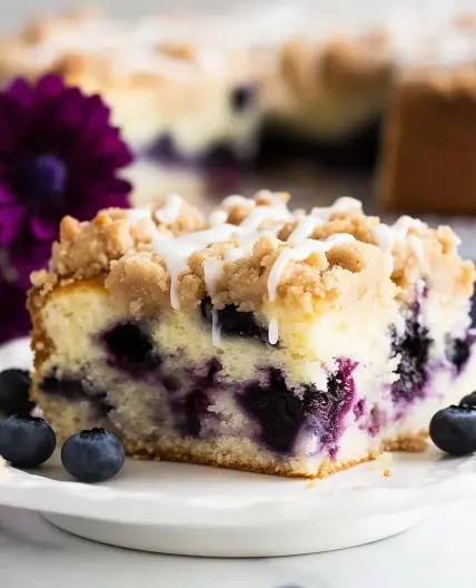 Blueberry Streusel Cake
