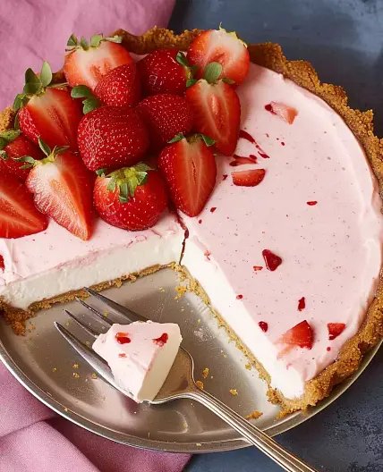 Strawberry Cheesecake Pie