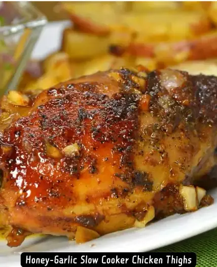 Honey-Garlic Slow Cooker Chicken Thighs
