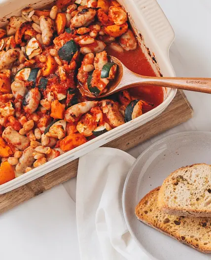 Chipolata Veggie Bake