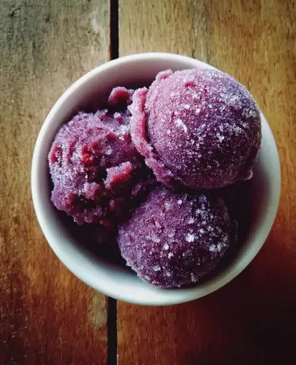 Frozen Grape Sorbet Hack Everyone's Trying