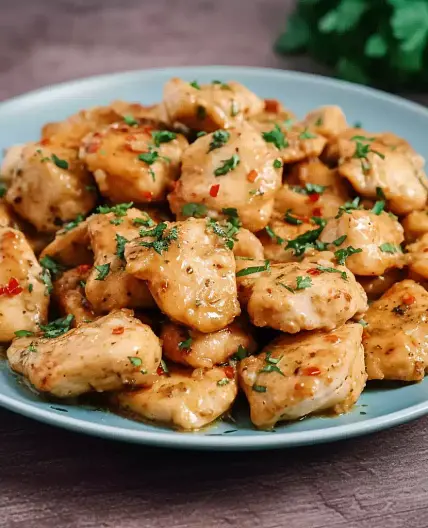 Garlic Butter Chicken Bites