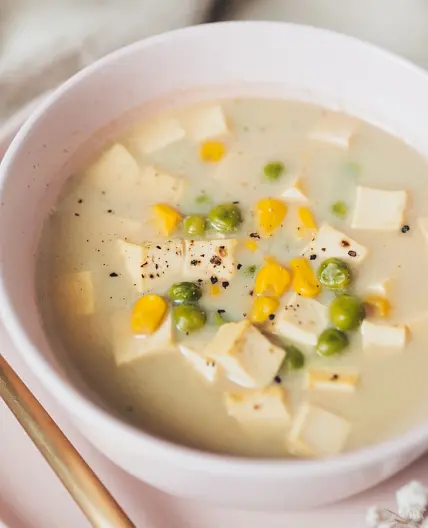 Tofu Veggie Curry Soup