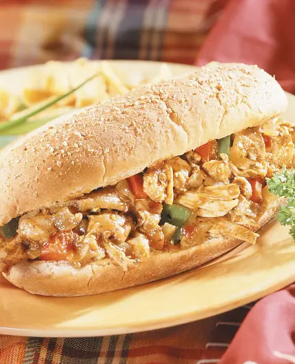 Jerked Chicken Hoagies