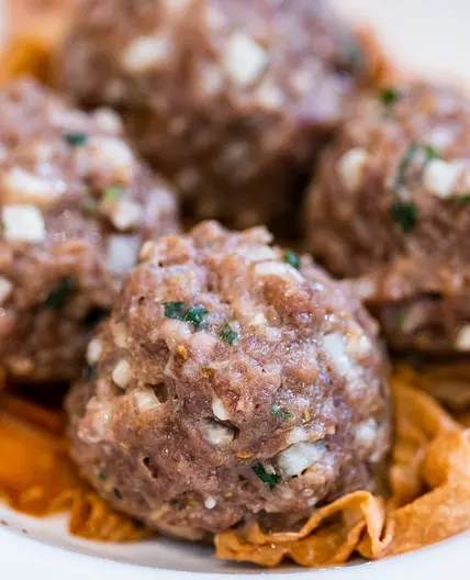 Dim Sum Steamed Beef Meatballs (点心蒸牛肉球)