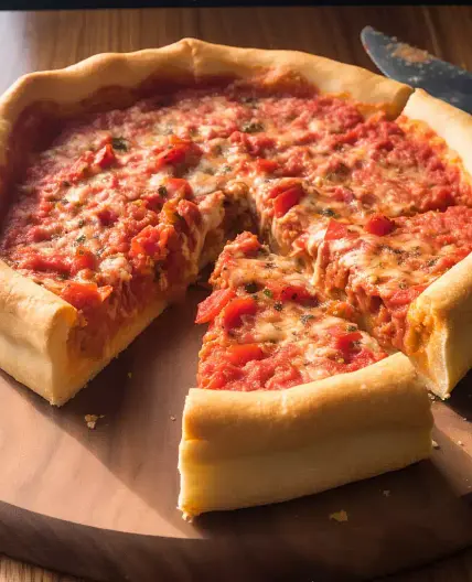 Chicago Style Deep Dish Pizza