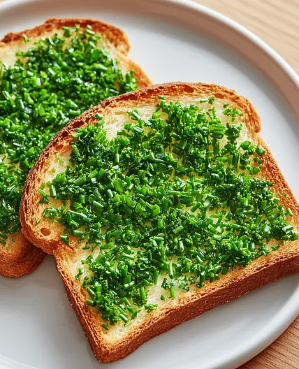 Schnittlauch oder Kressebrot
