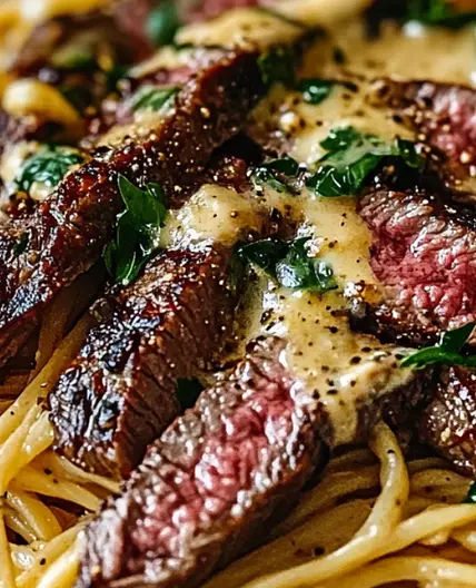 Garlic Butter Steak Lightning Noodles
