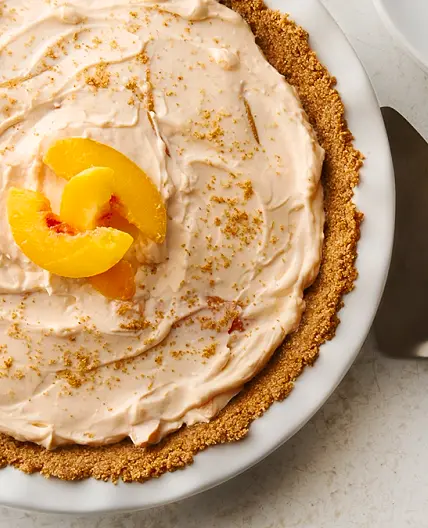 No-Bake Peach Pie