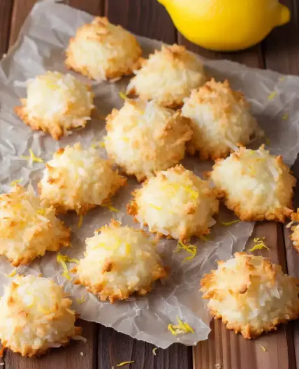 Lemon Coconut Macaroons