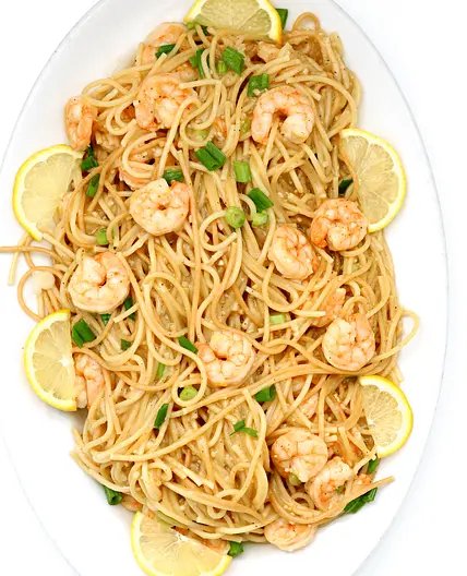 Instant Pot Shrimp Scampi Pasta