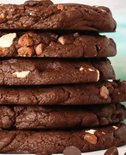 Chocolate Chocolate Chip Cookies