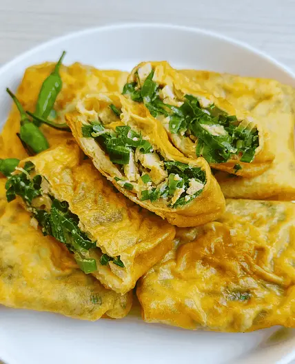 Indonesian Martabak Telur (Stuffed Pancake)