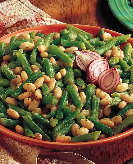 White and Green Beans