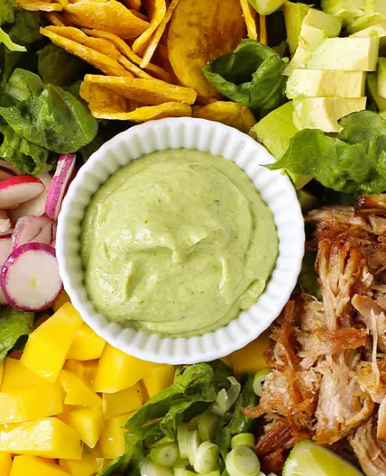 Southwest Salad With Pork