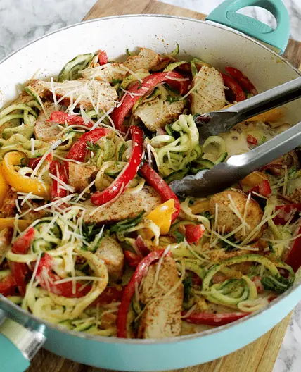 Keto Cajun Chicken "Pasta"