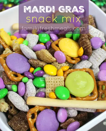 Mardi Gras Snack Mix