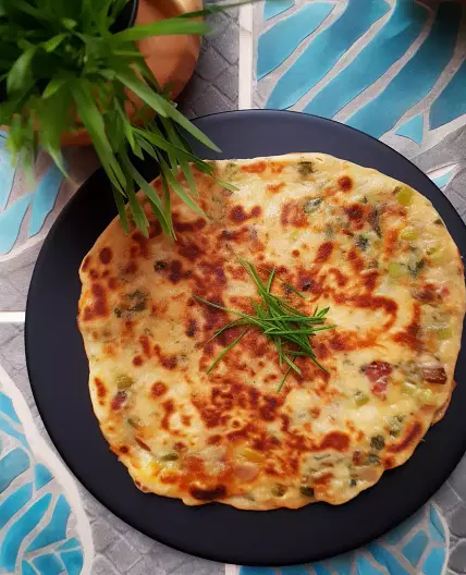 Chilli Cheese Paratha
