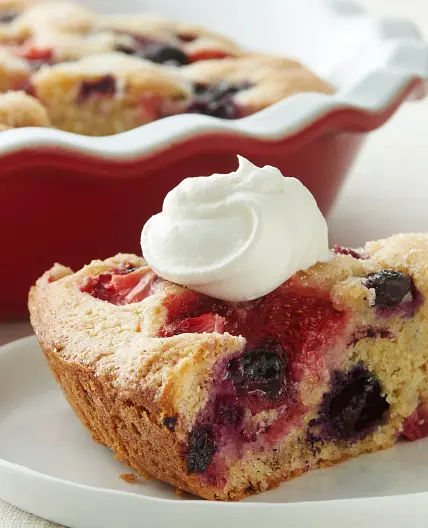Easy Triple Berry Cake