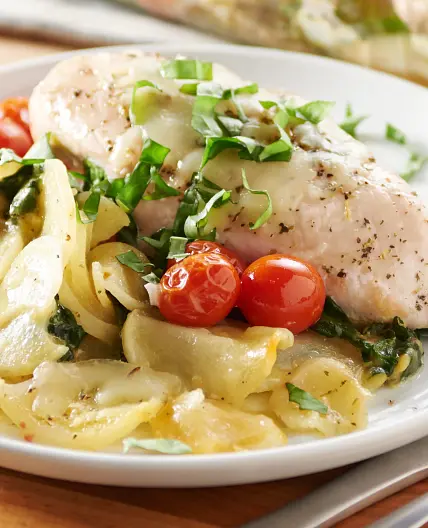 Easy Italian Chicken and Potato Bake